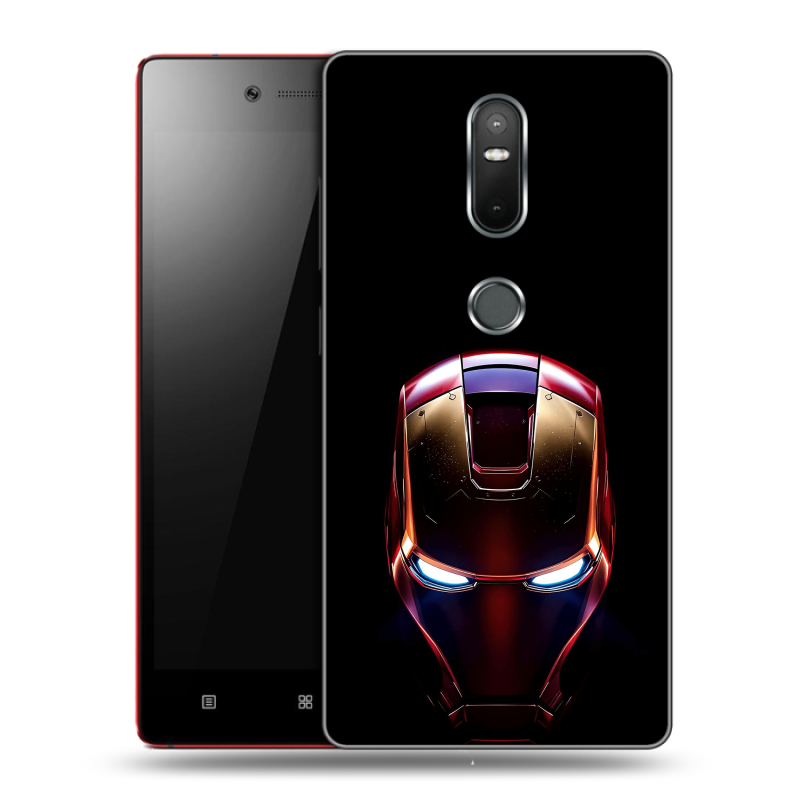 Силиконовый чехол на Lenovo Phab 2 Plus с принтом IronMan Железный человек Силиконовый чехол на Lenovo Phab 2 Plus с принтом IronMan Железный человек