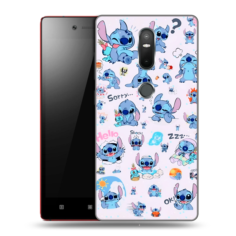 Пластиковый чехол на Lenovo Phab 2 Plus с принтом Лило и Стич Пластиковый чехол на Lenovo Phab 2 Plus с принтом Лило и Стич