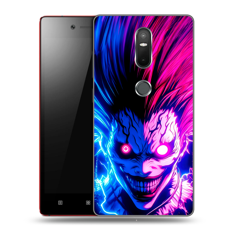 Силиконовый чехол на Lenovo Phab 2 Plus с принтом Death note Тетрадь смерти Силиконовый чехол на Lenovo Phab 2 Plus с принтом Death note Тетрадь смерти