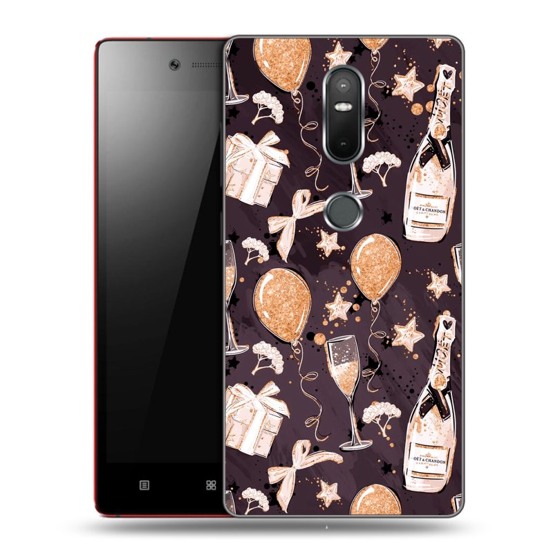 Пластиковый чехол на Lenovo Phab 2 Plus с принтом Новый год Пластиковый чехол на Lenovo Phab 2 Plus с принтом Новый год