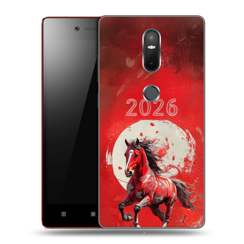 Силиконовый чехол на Lenovo Phab 2 Plus с принтом Новый год Силиконовый чехол на Lenovo Phab 2 Plus с принтом Новый год