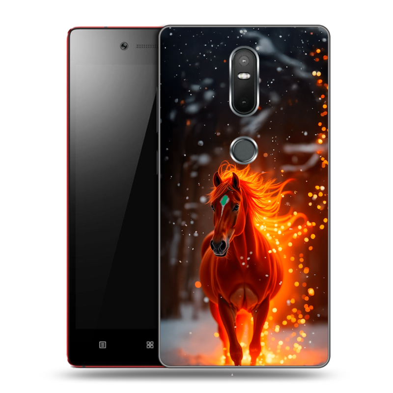 Пластиковый чехол на Lenovo Phab 2 Plus с принтом Новый год Пластиковый чехол на Lenovo Phab 2 Plus с принтом Новый год