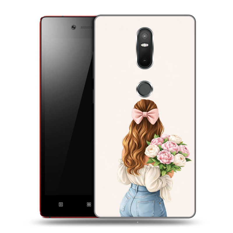 Пластиковый чехол на Lenovo Phab 2 Plus с принтом женский Пластиковый чехол на Lenovo Phab 2 Plus с принтом женский
