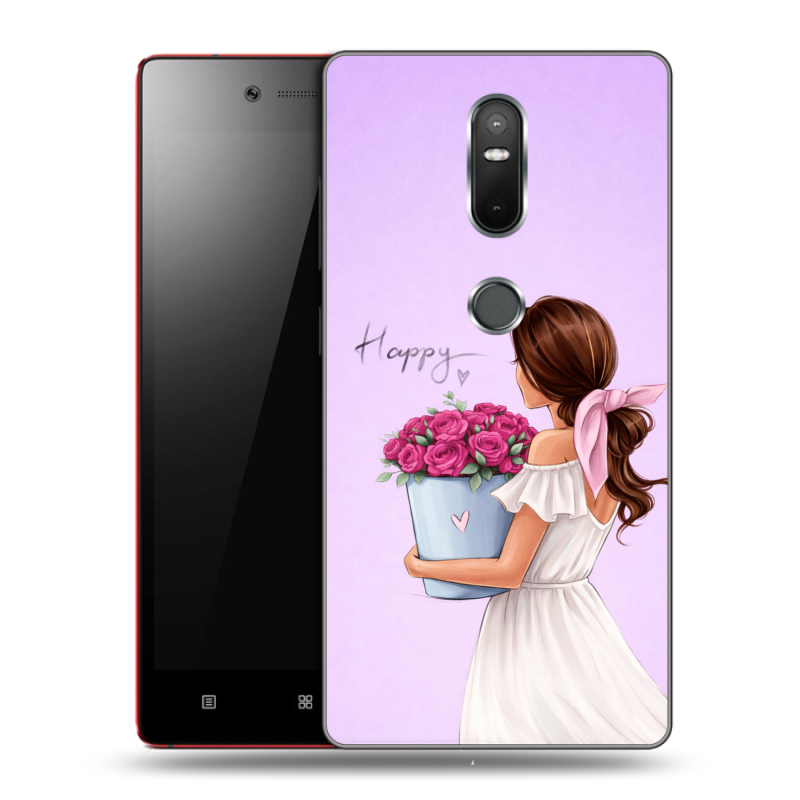 Пластиковый чехол на Lenovo Phab 2 Plus с принтом женский Пластиковый чехол на Lenovo Phab 2 Plus с принтом женский