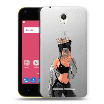 Силиконовый чехол на ZTE Blade L110 с принтом Женские принты Силиконовый чехол на ZTE Blade L110 с принтом Женские принты
