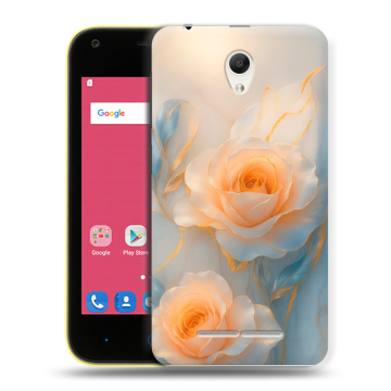 Силиконовый чехол на ZTE Blade L110 с принтом Женский Силиконовый чехол на ZTE Blade L110 с принтом Женский