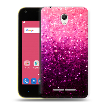 Силиконовый чехол на ZTE Blade L110 с принтом Блестки