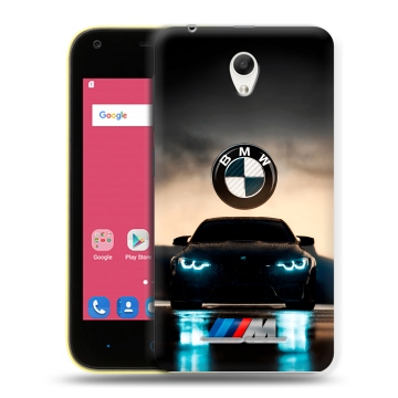 Силиконовый чехол на ZTE Blade L110 с принтом БМВ BMW