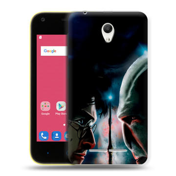 Силиконовый чехол на ZTE Blade L110 с принтом Гарри Поттер Harry Potter