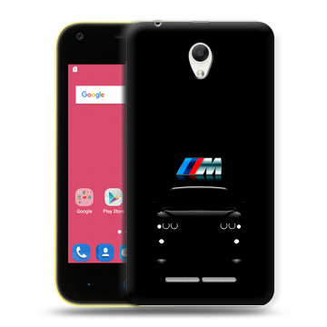 Силиконовый чехол на ZTE Blade L110 с принтом БМВ BMW