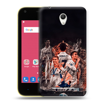 Силиконовый чехол на ZTE Blade L110 с принтом Реал Роналдо Real Ronaldo Силиконовый чехол на ZTE Blade L110 с принтом Реал Роналдо Real Ronaldo