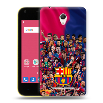 Силиконовый чехол на ZTE Blade L110 с принтом Барселона Barcelona Силиконовый чехол на ZTE Blade L110 с принтом Барселона Barcelona