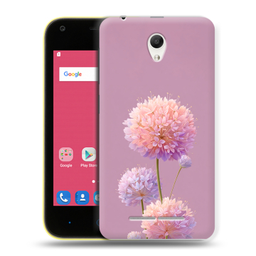 Силиконовый чехол на ZTE Blade L110 с принтом Цветы