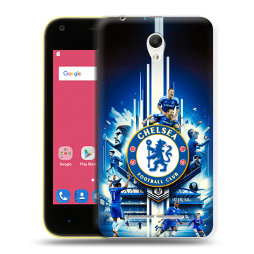Силиконовый чехол на ZTE Blade L110 с принтом Chelsea Челси