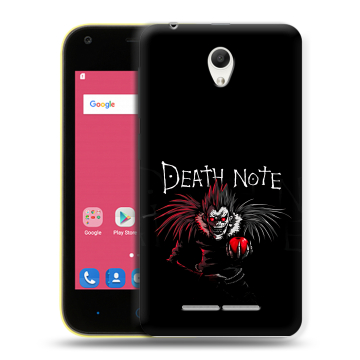 Силиконовый чехол на ZTE Blade L110 с принтом Death note Тетрадь смерти Силиконовый чехол на ZTE Blade L110 с принтом Death note Тетрадь смерти