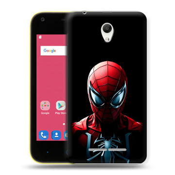 Силиконовый чехол на ZTE Blade L110 с принтом Spiderman Человек паук Силиконовый чехол на ZTE Blade L110 с принтом Spiderman Человек паук