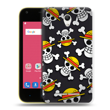 Силиконовый чехол на ZTE Blade L110 с принтом One Piece Ван Пис