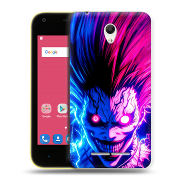 Силиконовый чехол на ZTE Blade L110 с принтом Death note Тетрадь смерти