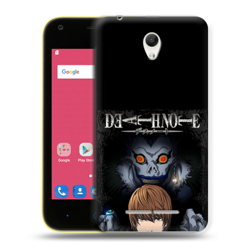 Силиконовый чехол на ZTE Blade L110 с принтом Death note Тетрадь смерти