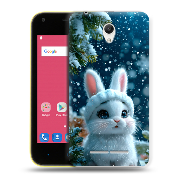 Силиконовый чехол на ZTE Blade L110 с принтом Новый год