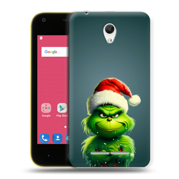 Силиконовый чехол на ZTE Blade L110 с принтом Новый год