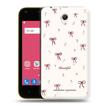 Силиконовый чехол на ZTE Blade L110 с принтом для девочек
