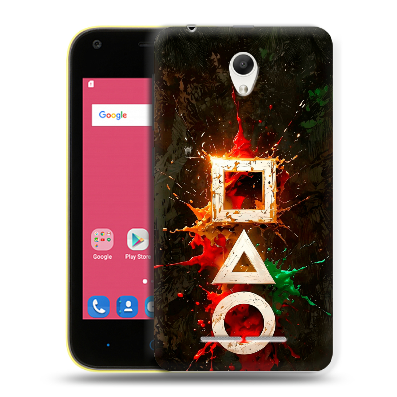 Силиконовый чехол на ZTE Blade L110 с принтом Squid Game Игра кальмара Силиконовый чехол на ZTE Blade L110 с принтом Squid Game Игра кальмара
