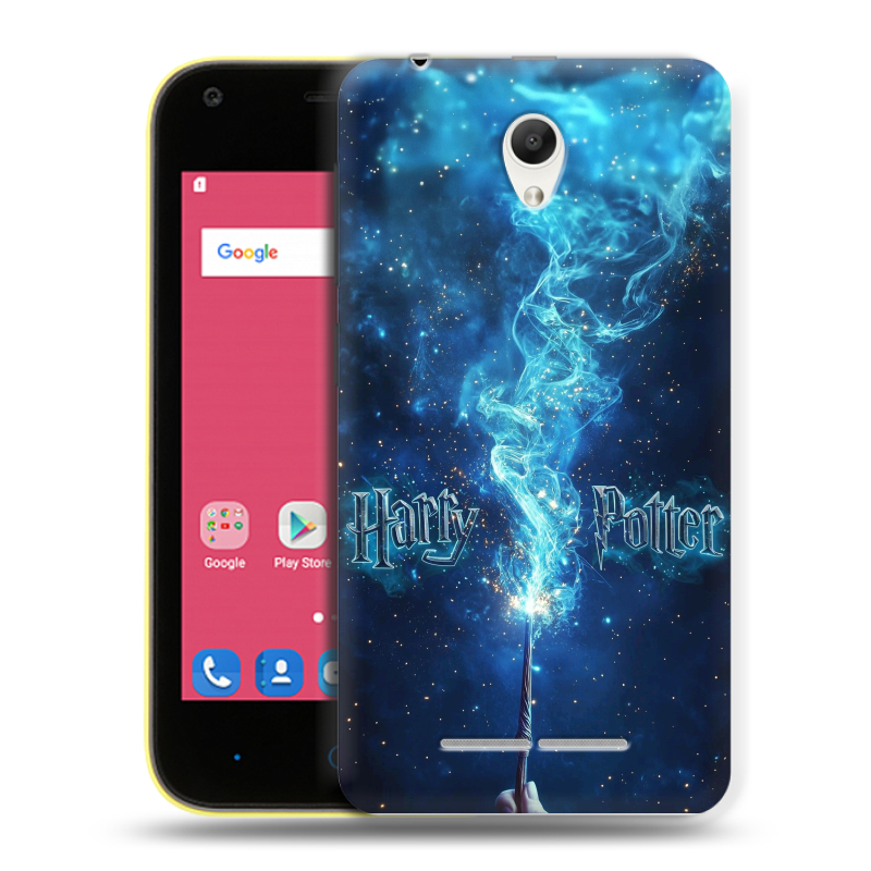 Силиконовый чехол на ZTE Blade L110 с принтом Harry Potter Гарри Поттер Силиконовый чехол на ZTE Blade L110 с принтом Harry Potter Гарри Поттер