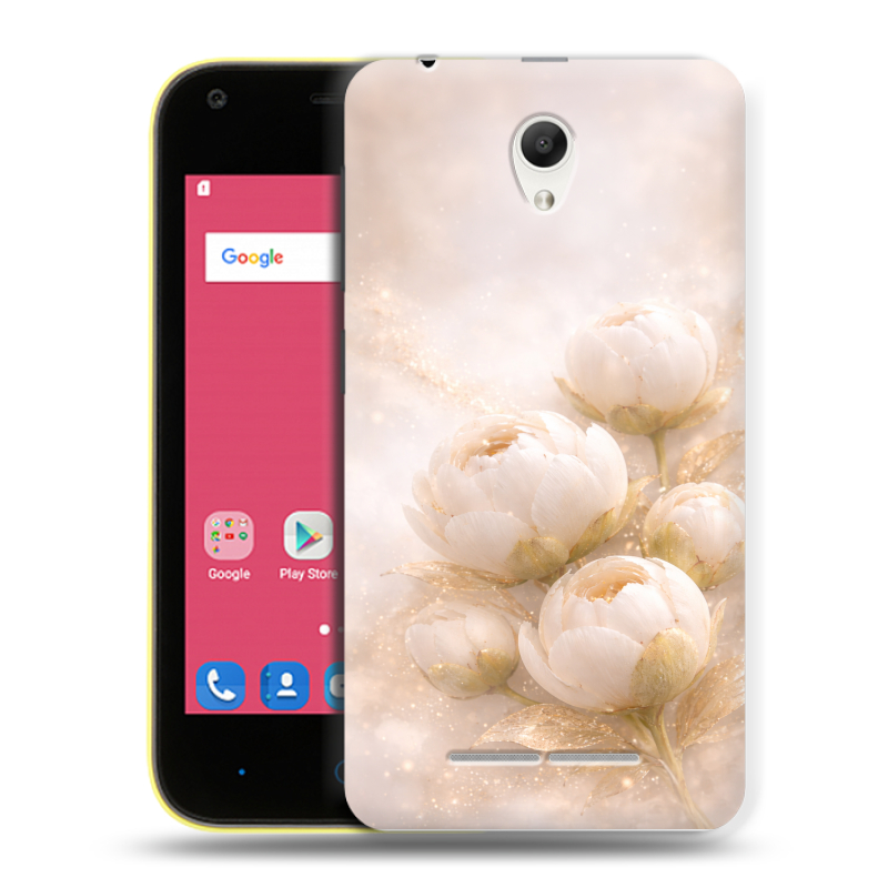 Силиконовый чехол на ZTE Blade L110 с принтом женский Силиконовый чехол на ZTE Blade L110 с принтом женский