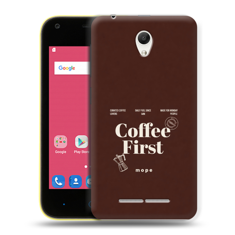 Силиконовый чехол на ZTE Blade L110 с принтом женский Силиконовый чехол на ZTE Blade L110 с принтом женский