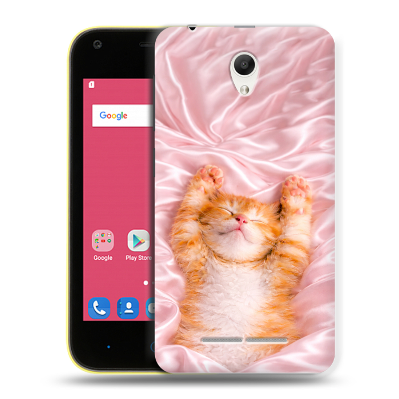 Силиконовый чехол на ZTE Blade L110 с принтом женский Силиконовый чехол на ZTE Blade L110 с принтом женский