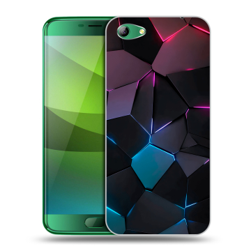 Силиконовый чехол на Elephone S7 с принтом Геометрия неона Силиконовый чехол на Elephone S7 с принтом Геометрия неона