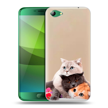 Силиконовый чехол на Elephone S7 с принтом Кошки Силиконовый чехол на Elephone S7 с принтом Кошки