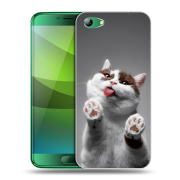 Силиконовый чехол на Elephone S7 с принтом Коты
