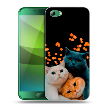 Силиконовый чехол на Elephone S7 с принтом Кошки Силиконовый чехол на Elephone S7 с принтом Кошки