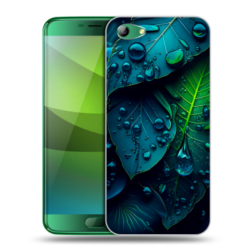 Силиконовый чехол на Elephone S7 с принтом Листья Силиконовый чехол на Elephone S7 с принтом Листья