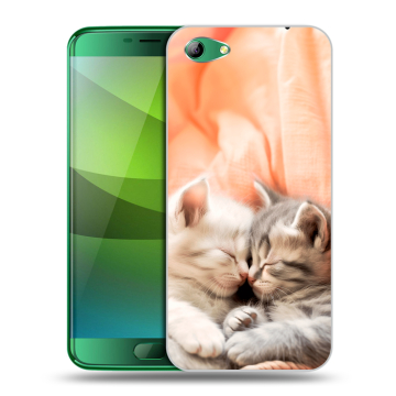 Силиконовый чехол на Elephone S7 с принтом Котята