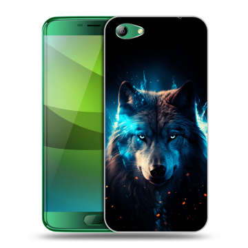 Силиконовый чехол на Elephone S7 с принтом Волк ночной Силиконовый чехол на Elephone S7 с принтом Волк ночной