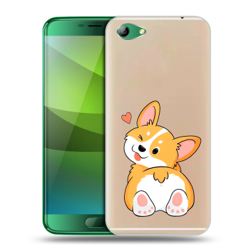 Силиконовый чехол на Elephone S7 с принтом Корги
