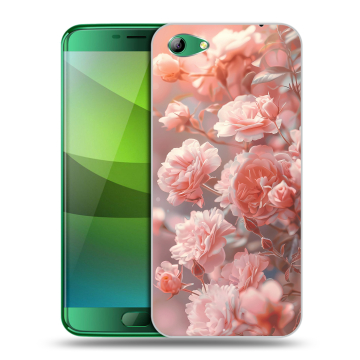 Силиконовый чехол на Elephone S7 с принтом Розовые розы
