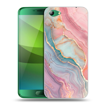 Силиконовый чехол на Elephone S7 с принтом розовый мрамор Силиконовый чехол на Elephone S7 с принтом розовый мрамор
