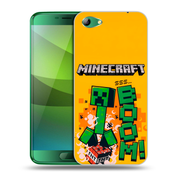 Силиконовый чехол на Elephone S7 с принтом Майнкрафт Minecraft