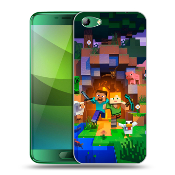 Силиконовый чехол на Elephone S7 с принтом Майнкрафт Minecraft Силиконовый чехол на Elephone S7 с принтом Майнкрафт Minecraft