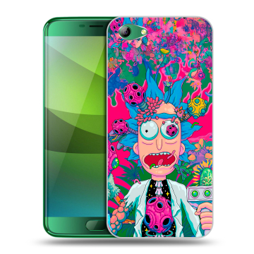 Силиконовый чехол на Elephone S7 с принтом Рик и Морти Rick Morty