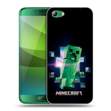 Силиконовый чехол на Elephone S7 с принтом Майнкрафт Minecraft