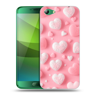 Силиконовый чехол на Elephone S7 с принтом Сердечки Силиконовый чехол на Elephone S7 с принтом Сердечки