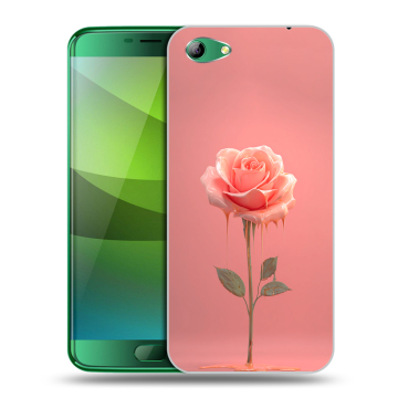 Силиконовый чехол на Elephone S7 с принтом Розовая роза