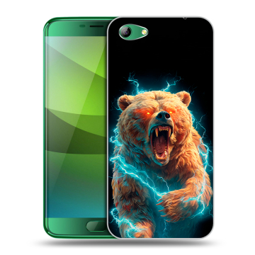 Силиконовый чехол на Elephone S7 с принтом Медведь