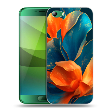 Силиконовый чехол на Elephone S7 с принтом Цветы