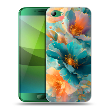 Силиконовый чехол на Elephone S7 с принтом Цветы